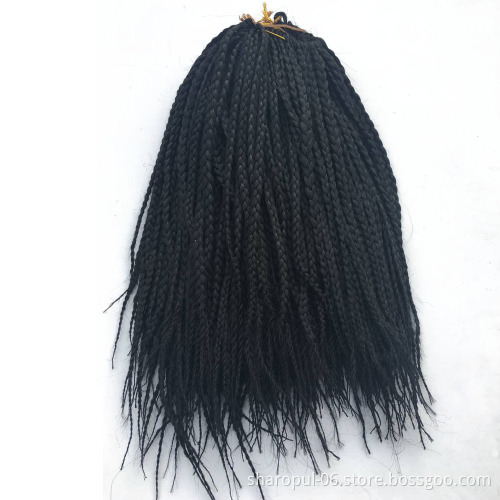 Crochet braids 14inch box Ombre Synthetic Braiding Hair extension Japanese Fiber Bulk braid
